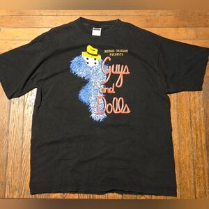 VTG 90s Guys And Dolls Production Graphic T-Shirt 2XL